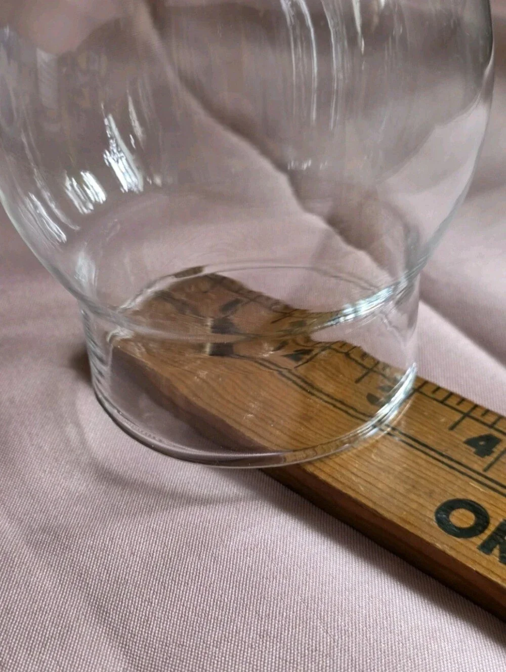 Vintage Indiana Glass Hurricane Lamp Shade